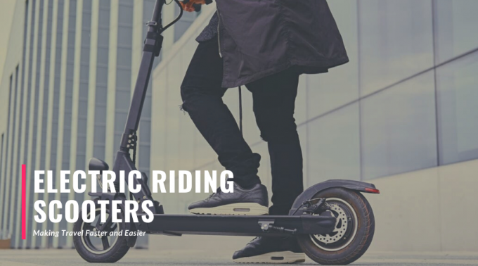 Electric Riding Scooters Making Travel Faster and Easier - RideOnVoltz