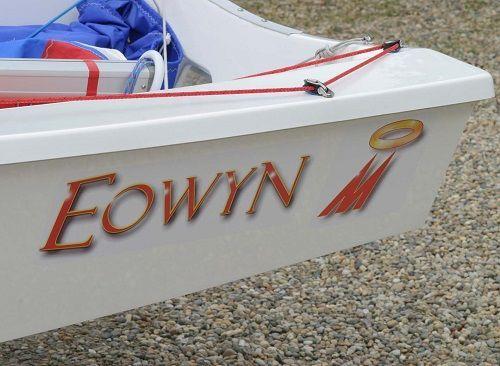 Boat name vinyls