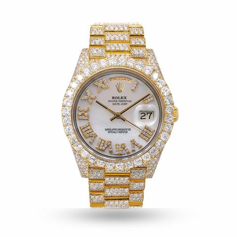 Diamond Rolex in gold 