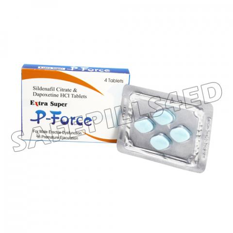 Extra Super P Force | Sildenafil + Dapoxetine | 100 + 60 Mg