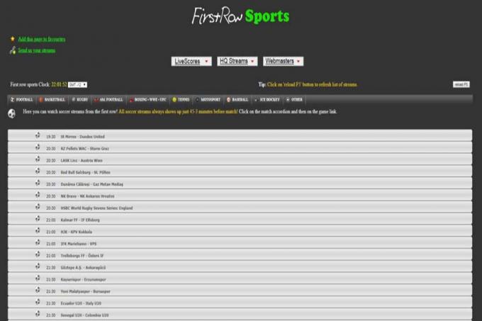 Firstrowsports Cricket, Football, Live Streams Free Alternatives Sites 2021
