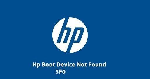 Easy way to HP Notebook Error code 3F0