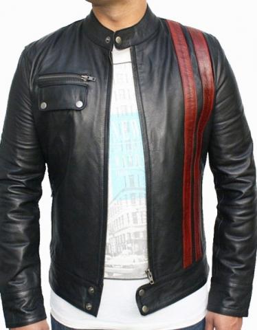 70s inspired Men Cafe Racer Leather Jacket | Leatherwins