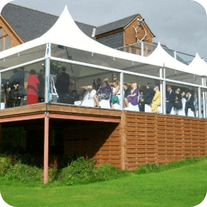 Clear Span Commercial Marquees Structures by Hoecker Structures UK