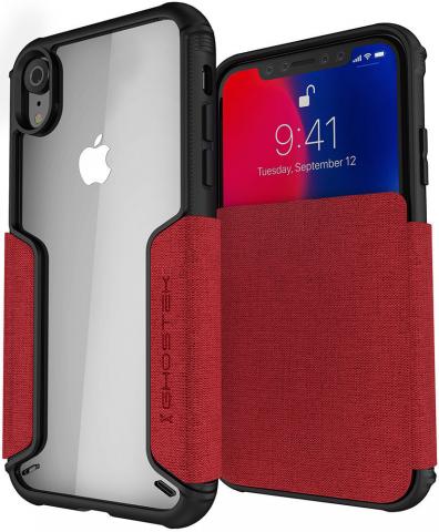 iPhone XR Leather Flip Wallet Case from Ghostek - EXEC 3 Series