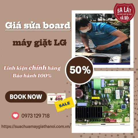 Giá Sửa Board Máy Giặt LG – Giá Sửa Chính Hãng