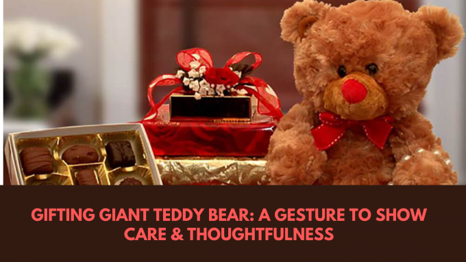 Giant teddy bear