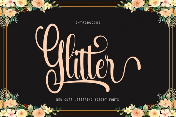 Glitter Font Free Download OTF TTF | DLFreeFont