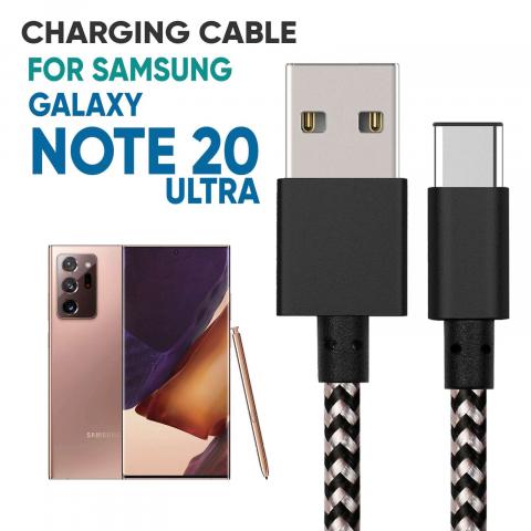 Galaxy Note 20 Ultra Braided Cable | Mobile Accessories