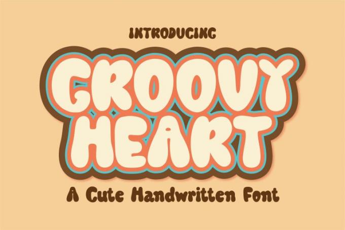 Groovy Heart Font Free Download OTF TTF | DLFreeFont