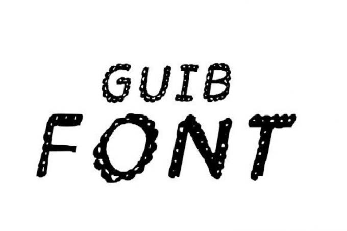 Guib Font Free Download OTF TTF | DLFreeFont