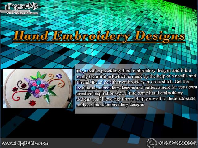 Hand Embroidery Designs