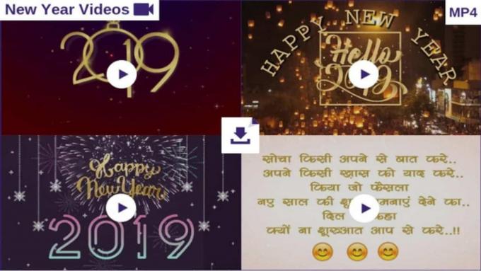 Happy New Year Whatsapp Status Videos Download Mp4 HD 2019 (50+)