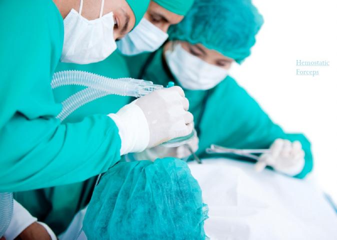 What are Hemostatic Forceps and How many types of them?