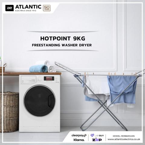 Hotpoint 9kg Wash and 6kg Dry Freestanding Washer Dryer