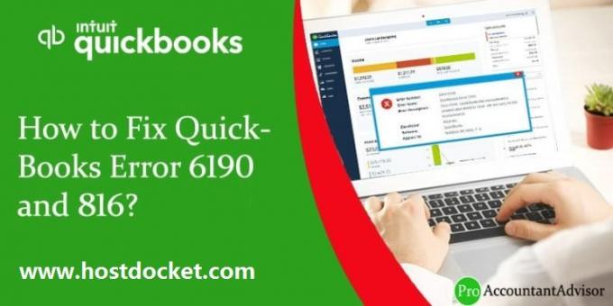 QuickBooks Error Codes 6190 and 816 - Get Support &amp; Help