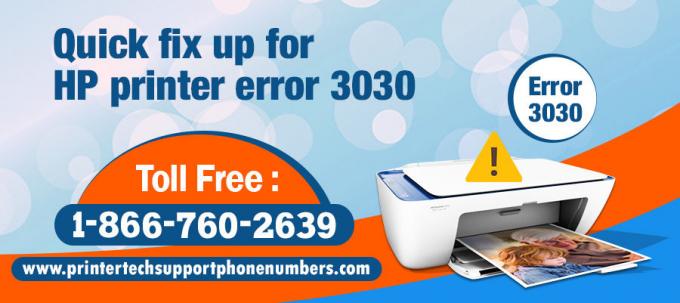 Quick fix up for HP printer error 3030