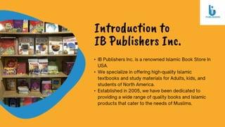 IB Publishers Islamic Book Online Store 