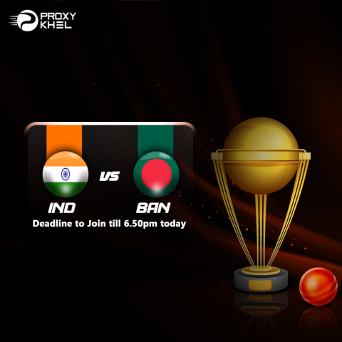 IND vs BAN ICC T20 International| Proxy Khel Predictions.