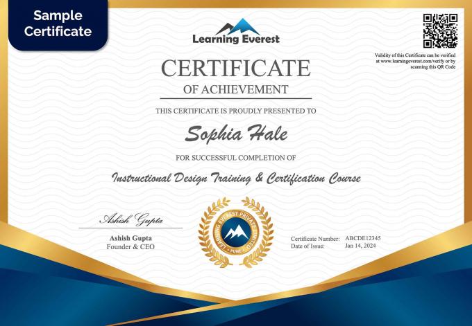 Instructional Design Training and Certification Course &ndash; Learning Everest