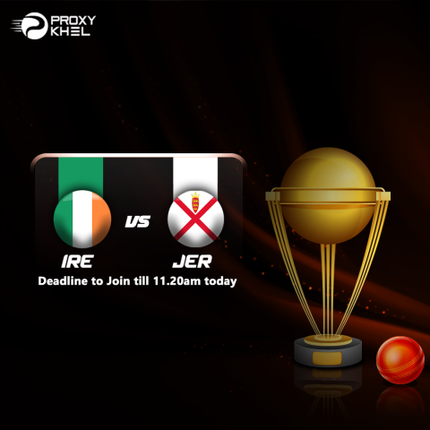 IRE vs JER ICC Twenty20 Qualifier| Proxy Khel Predictions.