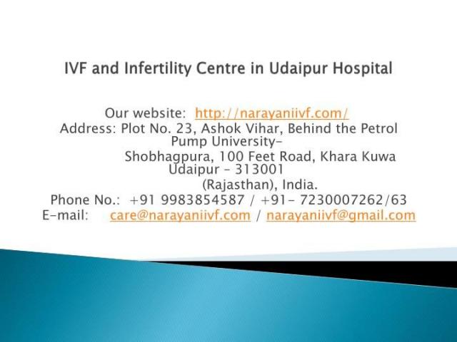 PPT - IVF and Infertility Centre in Udaipur Hospital PowerPoint Presentation - ID:8009245