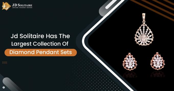 JD Solitaire has the largest collection of diamond pendant sets