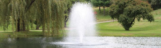 Large and Small Pond Fountains