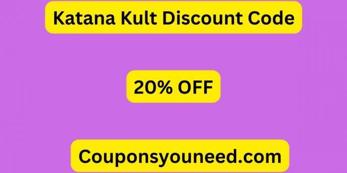 20% OFF Katana Kult Discount Code - May 2024 (*NEW*)