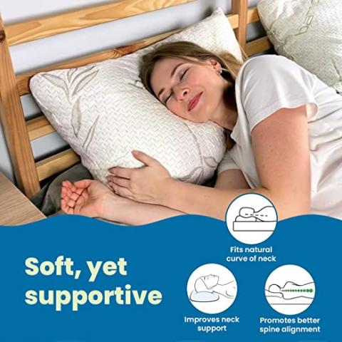  Memory Foam Bamboo Pillow 