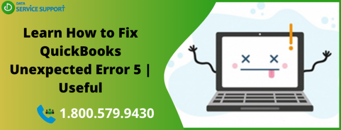 Use High-level Solution for Resolve the QuickBooks Unexpected error 5