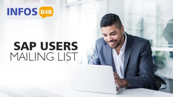 How can I purchase a SAP users list | USA | UK | Germany | UAE