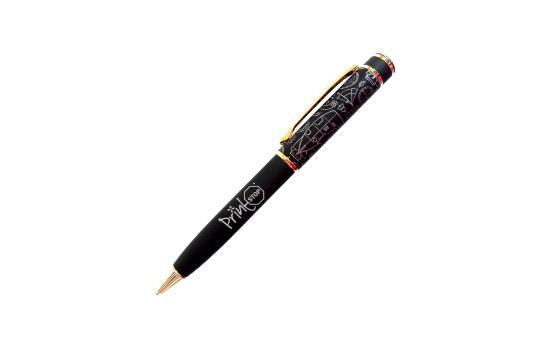 Black Matt Watermark Ball Pen