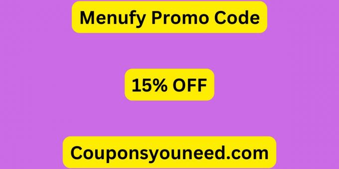 15% OFF Menufy Promo Code - November 2024 (*NEW*)