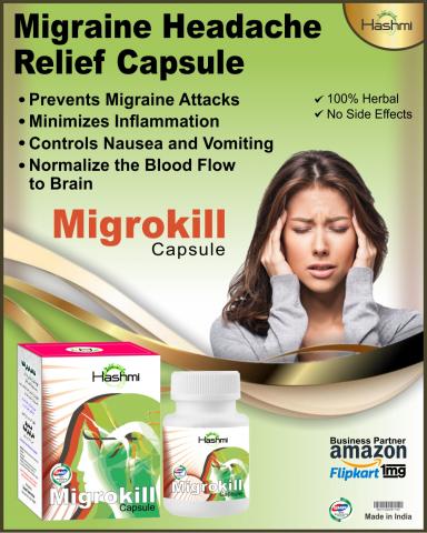 Reduce Migraines Headache with Migrokill Capsule 