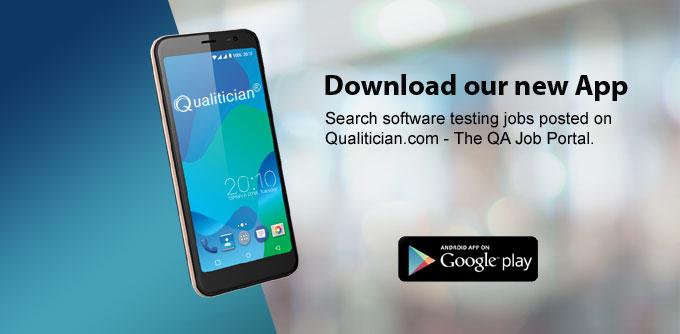 Mobile app for software testing jobs