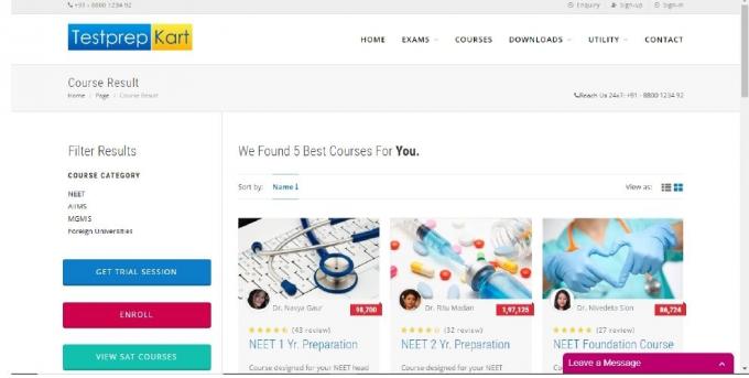 NEET free preparation online