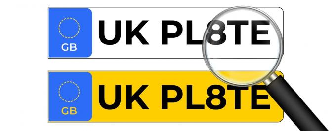 When looking for information about a vehicle, a number plate check