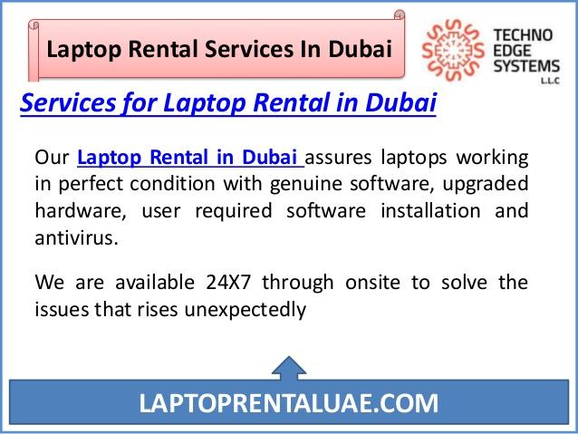 Bring Innovative Change with Laptop Rental Dubai