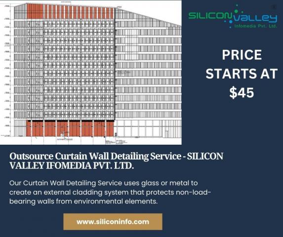 Outsource Curtain Wall Detailing Service Firm