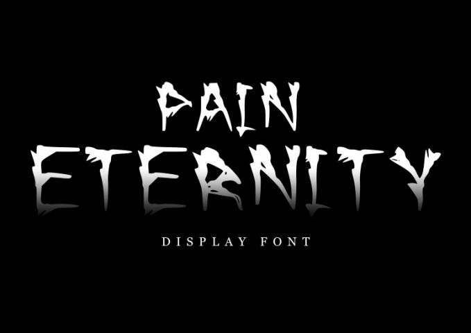 Pain Eternity Font Free Download OTF TTF | DLFreeFont