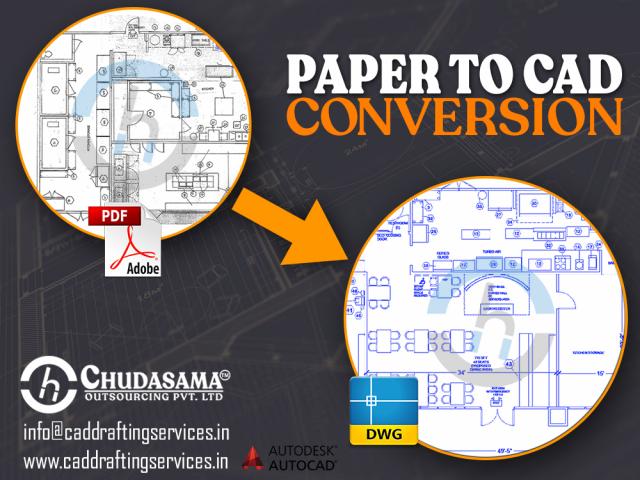Paper to CAD Conversion | Scan PDF to CAD Drawing Services