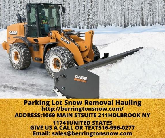 Parking Lot Snow Removal Hauling