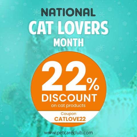 NATIONAL CAT LOVERS' MONTH