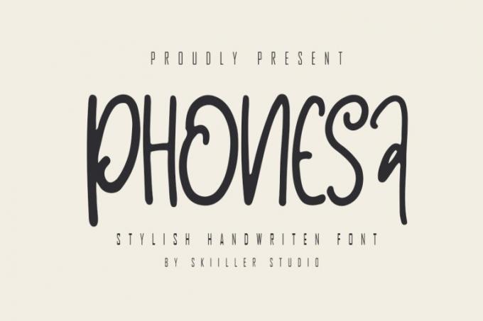 Phonesa Font Free Download OTF TTF | DLFreeFont