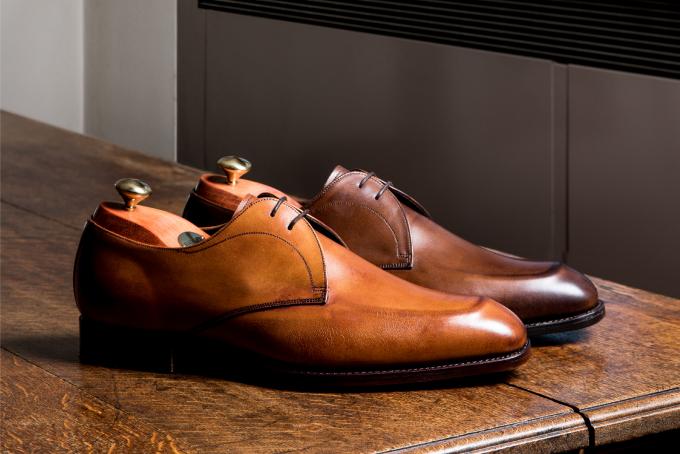 Purley - Men's Handmade Leather Derby Shoes By Barker