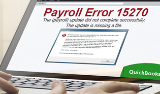 How To Fix QuickBooks Error 15270 - Intuit Payroll Update Incomplete Error 15270