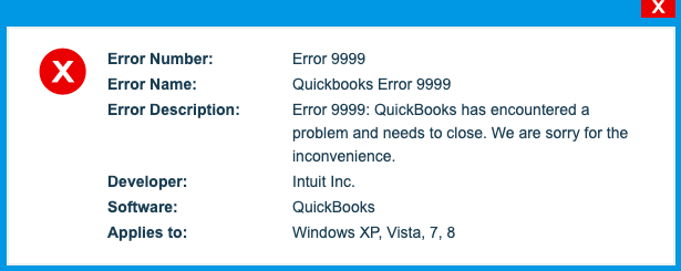 Solve Banking Error 9999 - QuickBooks Support +1800-316-0126