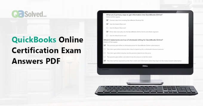 QuickBooks Online Certification Exam Answers PDF (2021)