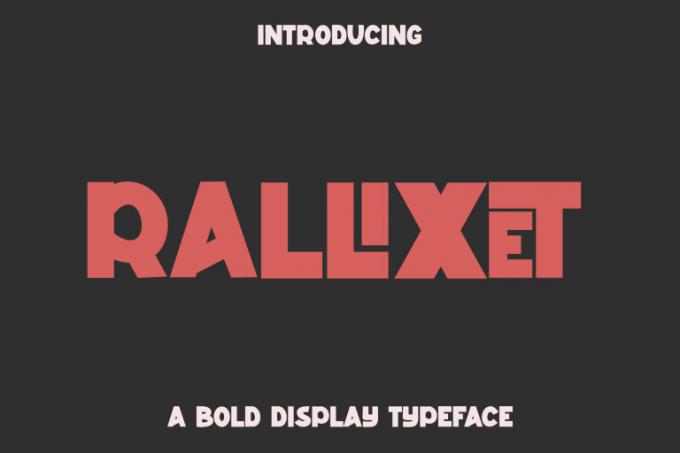 Rallixet Font Free Download OTF TTF | DLFreeFont